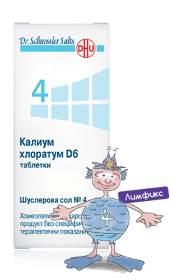 Шуслерова сол №4 калиум хлоратум D6