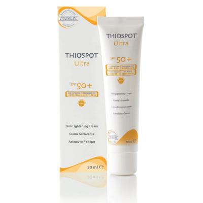 Synchroline Thiospot ultra SPF 50, Слънцезащитен депигментиращ крем, 30мл