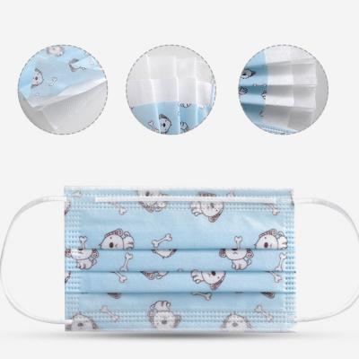 Детска маска трипластова с ластик х 50 броя