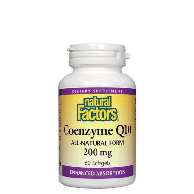 Natural Factors Коензим Q10 200 mg х 60 софтгел капсули