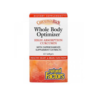 Natural factors CurcuminRich™ Whole Body Optimizer™ x 60 софтгел капсули