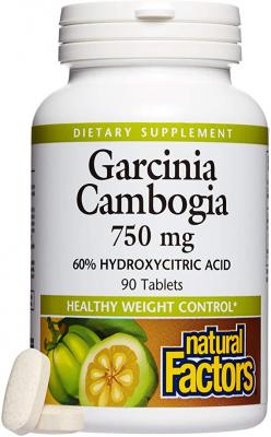 Natural Factors Гарциния Камбоджа 750 mg х 90 таблетки