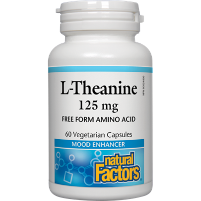 Natural Factors Л-Теанин 125 mg х 60 капсули