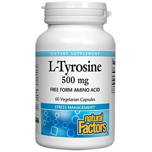 Natural Factors Л-Тирозин 500 mg х 60 капсули