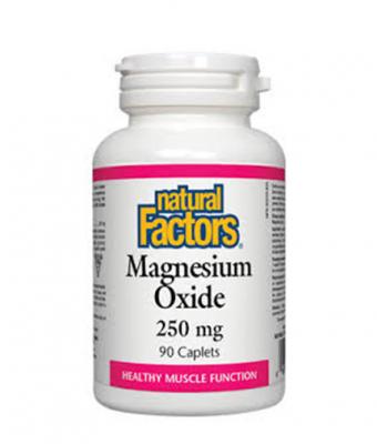 Natural Factors Магнезий (оксид) 250 mg х 90 каплети