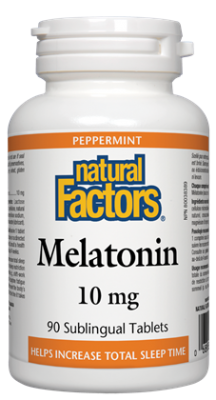 Natural Factors Мелатонин 10 mg х 90 сублингвални таблетки