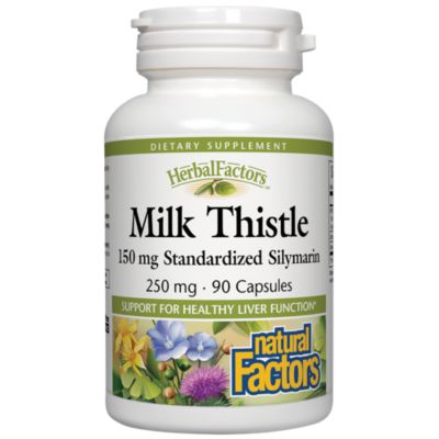 Natural Factors Бял трън, 250 mg, 90 капсули