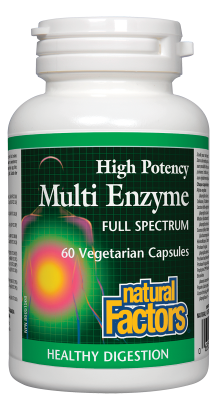 Natural Factors Мулти ензими х 60 капсули