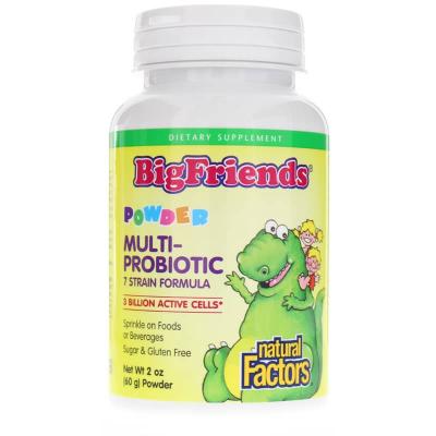 Big Friends® Мулти пробиотик за деца 3 млрд. активни пробиотици, 60 g (пудра), 120 дози
