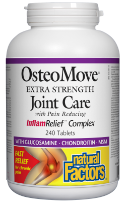 Natural Factors OsteoMove® Грижа за ставите x 240 таблетки