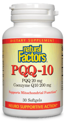 Natural Factors Пиролоквинолин квинон 20 mg + Коензим Q10 200 mg х 30 софтгел капсули