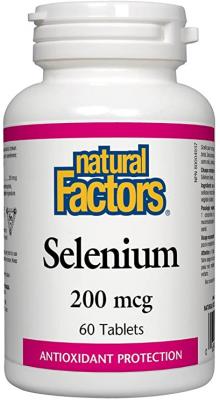 Natural Factors Селен 200 mcg х 60 таблетки