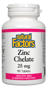 Natural Factors Цинк (хелат) 25 mg х 90 таблетки