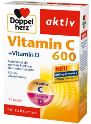 Допелхерц Витамин C 600+D