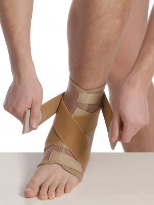 Dr. House Ортеза за глезен / наглезенка, еластична (аеропрен) MedTextile № 7021