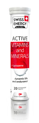 Swiss Energy Витамин + Минерали = Активен 20 разтворими таблетки