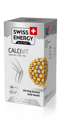 Swiss Energy Витамини за силни кости и зъби 30 капсули