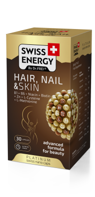 Swiss Energy  Витамини Коса-Нокти-Кожа 30 капсули