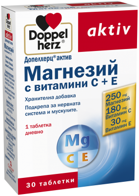 Допелхерц актив магнезий + витамини C + EE