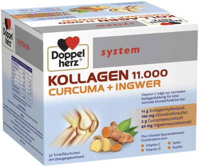 Допелхерц® систем Колаген 11.000 Куркума + Джинджифил х 30 фл.