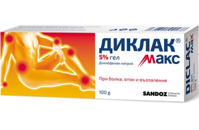 Диклак Макс гел 5%