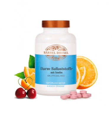 Barbel Drexel Darm Ballaststoffe mit Inulin Фибри 280 дъвчащи таблетки (череша и портокал)