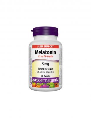 Melatonin Extra Strength/ Мелатонин 5 mg х 60 таблетки с удължено освобождаване