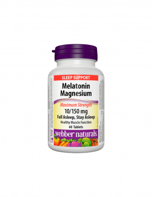 Melatonin + Magnesium/ Мелатонин 10 mg + Магнезий 150 mg х 60 таблетки