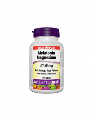 Melatonin + Magnesium/ Мелатонин 3 mg + Магнезий 150 mg х 100 таблетки