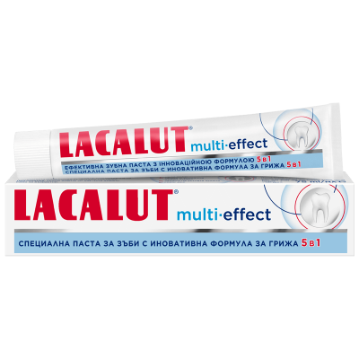 Lacalut Multi Effect 5 в 1 паста за зъби 75мл