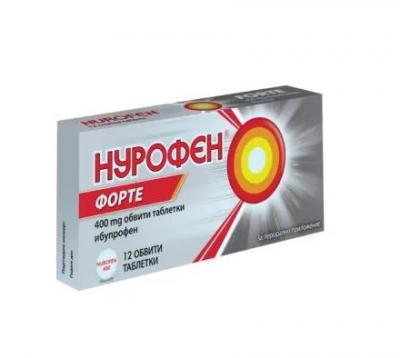 Нурофен форте 400 мг. х 12 таблетки