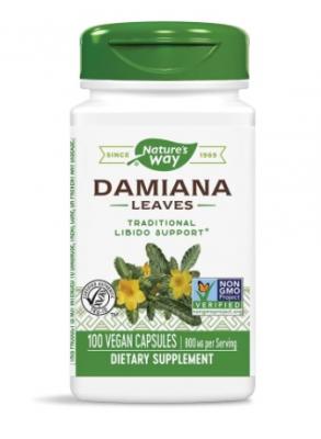 Damiana Leaves/ Дамиана (лист) 400 mg х 100 капсули