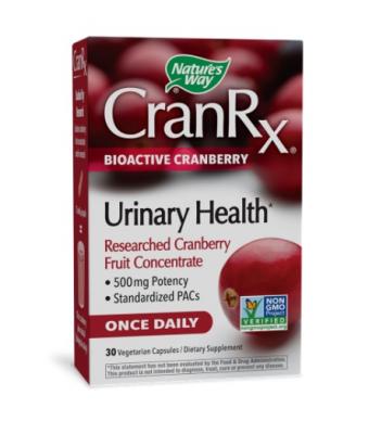CranRx® Bioactive Cranberry/ Червена боровинка 500 mg х 30 капсули