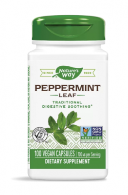 Peppermint Leaf/ Мента (лист) 350 mg х 100 капсули