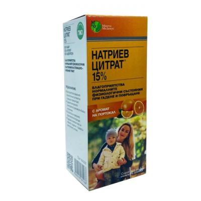 Мирта Медикус Натриев цитрат 15% сироп 109 ml.