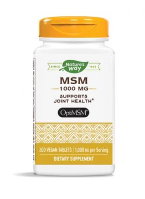MSM/ МетилСулфонилМетан като OptiMSM® 1000 mg x 200 таблетки