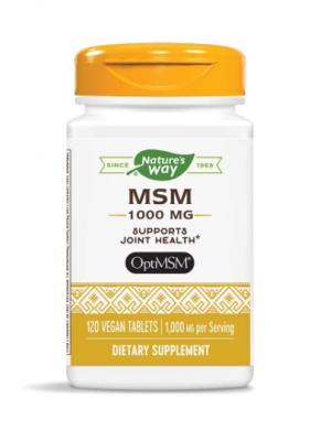 MSM/ МетилСулфонилМетан като OptiMSM® 1000 mg x 120 таблетки