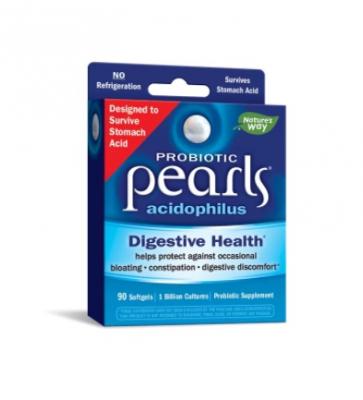 Pearls® Probiotic/ Пърлс® Пробиотик, 1 млрд. активни пробиотици x 90 софтгел капсули