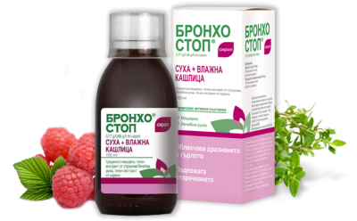 Бронхостоп сироп за суха и влажна кашлица
