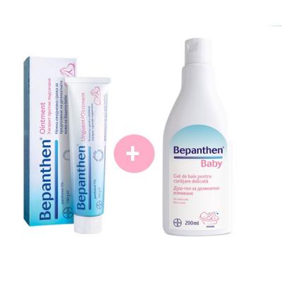 Бепантен унгвент 100 гр. с подарък Бепнатен душ-гел 200 гр.