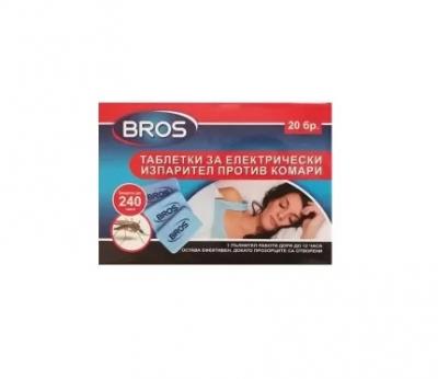 Брос таблетки за електрически изпарител против комари 20 бр
