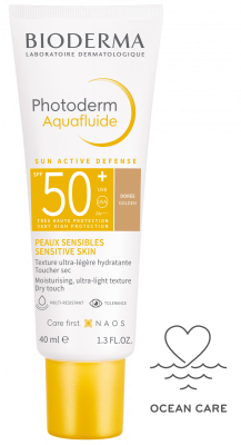 Bioderma Photoderm Слънцезащитен Аквафлуид SPF50+ тониран 40мл