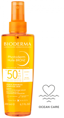 Bioderma Photoderm Bronz Слънцезащитно сухо олио спрей SPF50+ 200 мл
