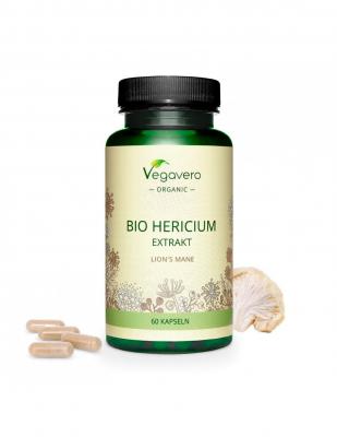 Vegavero Hericium Bio Extrakt Херициум (Лъвска грива) БИО екстракт 60 капсули