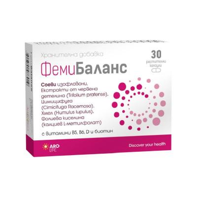 Аромания ФемиБаланс при менопауза x 30 капсули