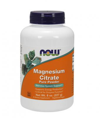 Now foods magnesium citrate на прах 227 гр.