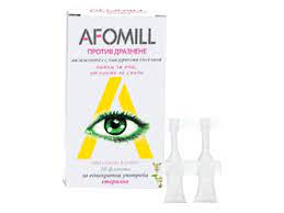 Афомил капки за очи против дразнене 10 флак. х 0.5 мл.
