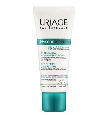 Uriage Hyseac 3-Regul+ крем за Глобална грижа против несъвършенства 40 мл