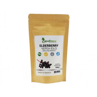 Черен бъз, изсушен плод 100 гр.