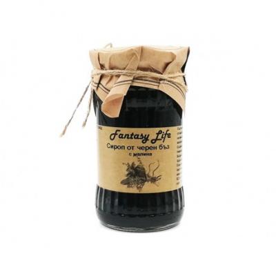 Сироп от черен бъз с малина Фентъзи Лайф, 300 мл.